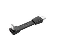 Short USB C Extension Cable 80Gbps, USB4 Thunderbolt 5 Compatible, 240W PD 3.1 Fast Charging, 8K@60Hz Video, USB-C Male to Female for MacBook iPad Dell Monitor (Black)