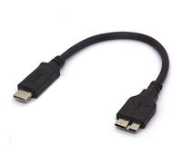 Short USB C to Micro B Cable - Type C 3.0 to Micro B Cord for Apple MacBook (Pro), Toshiba Seagate, WD West Digital External Hard Drive,HDD, Camera, Galaxy S8/S9 (15cm)