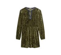 Short velvet dress adorned with rhinestones for women Superdry Vert L