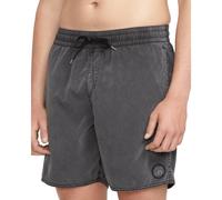 Volcom - Stretch swim shorts - Center Trunk 17 Boardshort Black for Men - Size XL Black XL