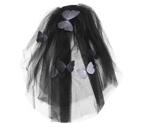 Short Wedding Veil for Bride Butterfly Veil Bachelorette Party Veil Hair Comb Engagement Event Headpieces Formal Veil