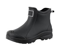 Short Wellies Waterproof Womens Boots Gardening Shoes Mens Dress Shoes Size 13 Men's Rain Boots Water Top Wear Rubber Student Casual Fashion All Outdoor Work Fishing Car Wash Kitchen Non Slip Overshoe