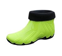 Short Wellies Women Ladies Waterproof Boots Gardening Shoes Just Work Boots Men's Spring Summer Autumn and Winter Short Sleeved Cotton Detachable and Washable Outdoor Fashion Work Fishing Car Wash Kit