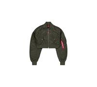 Short women's jacket Alpha Industries MA-1 Vintage Vert M