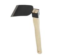 Short Wooden Handle Hoe - Handheld Garden Tool for Digging, Loosening Soil, and Ing - Efficient Soil Cultivator for Gardening Enthusiasts and Home Gardeners. (Type E)