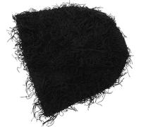 Short Woolen Beanie Hat Reliable Performance, Ergonomic Design, Versatile Application Women, Black Knitted Warm Winter Cap with Soft Yarn, Casual Street Style Skull Cap Suitable for Outdoor and Dai...