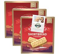 Shortbread Bundle with Paterson's Scottish Shortbread Fingers 300g 3 Pack + Brightdale Kitchen Booklet