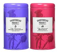 Shortbread House of Edinburgh, Handmade Original Shortbread Biscuits, 140g Tin & | Handmade Shortbread with Dark Chocolate | 140g Tin
