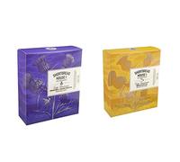Shortbread House of Edinburgh, Mini Handmade Scottish Shortbread Biscuits, 150 g & Handmade Mini Shortbread Biscuits with Sicilian Lemon, 150 g