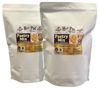 Shortcrust Pastry Mix (2 x 800g) - Coconut Oil Pie Crust Blend (Just Add Water) | Dairy-Free Vegan Baking Mix for Pies, Tarts & Quiches, Pantry Staple by Hot Pot Africa