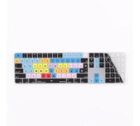 Shortcut Keyboard Cover for Avid Media Composer - Compatible with Apple Magic Numeric Keyboard with TouchID and Magic Numeric - Editors Keys