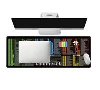 Shortcut Keys Mouse Pad - Mice Pad For Laptop | Shortcuts Keys Mice PadS For Desk | Non-Slip Stretchy Rubber Base | Home School Office Tabletop Anti-Slip Laptop Mat For Employees Beginners