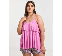 Shortie PJ Set With Cami Top Paisley 12/14