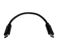 shortix USB 3.1 Connection Cable | USB Type C to USB Type C | Up to 10 Gbit/s | 0.2 m
