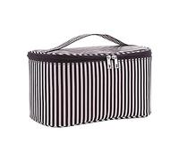Shortlist Beauty Carry Bag Waterproof Cloth Reinforced Belt Portable Clear Classification Factoring 101 (Coffee, One Size)