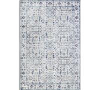 Shortpile Rug Cream & Blue Saveh - Oriental Design - 120X160 cm