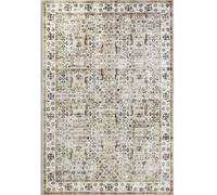 Shortpile Rug Cream & Gold Saveh - Oriental Design - 80X150 cm