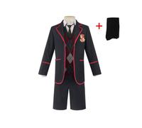 (Shorts Set, 2XL) The Umbrella Academy School Uniform Cosplay Costume Suit