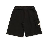 Shorts with logo patch - unisex - Moncler - Shorts - Black - 4 Y - Kids 4 Y