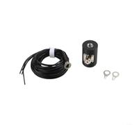 Shortwave Antenna Base Kit MA-05 with M10 Thread and SO239 Socket for Telescopic Antenna, Earth Network Compatible with USDX QRP Radios, 13.5-55 MHz, ABS Plastic, Black (Black + Grid)