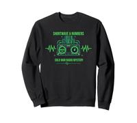 Shortwave Numbers Station Mystery - Cold, War Spy Radio Sweatshirt