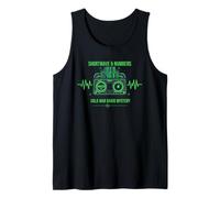 Shortwave Numbers Station Mystery - Cold, War Spy Radio Tank Top