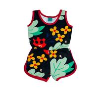 Shorty wetsuits girl Raspberry Republic Anthill UV50+ Noir 4/5 ans