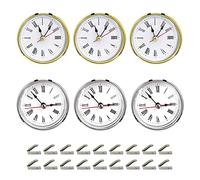 SHOSKY 6pcs Clock Parts for Clock Resin Mold,Clock Pieces for Clock Epoxy Casting Resin Mold