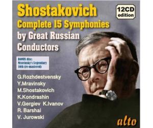 Shostakovich: Complete 15 Symphonies By Great Russian Conductors (Limited Deluxe Edition)