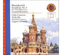 SHOSTAKOVICH/MA/BERNSTEIN: SYMPHONY 5/CELLO CONCERTO - CD