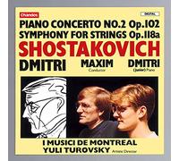 Shostakovich: Piano Concerto No. 2, Op. 102 / Symphony for Strings, Op. 118a