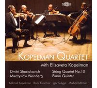 Shostakovich: String Quartet 10; Weinberg: Piano Quintet