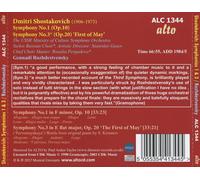 SHOSTAKOVICH: SYMPHONIES 1 & 3 'FIRST OF MAY' NEW CD