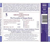 SHOSTAKOVICH: THE EXECUTION OF STEPAN RAZIN; OCTOBER; FIVE FRAGMENTS NEW CD