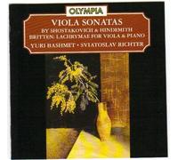 Shostakovich: Viola Sonata Op. 147, Hindemith: Viola Sonata in F major, Britten: Lachrymae for Viola and Piano Op. 48