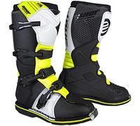 Shot 2020 X10 2.0 MX Boots Adult - Black/White/Yellow - UK 6.5 / EUR 40
