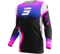 Shot Aerolite Astral Motocross Jersey, black-pink, size S for Men