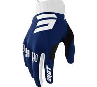 Shot Aerolite Gradient Motocross Gloves, black-white-blue, size 2XL