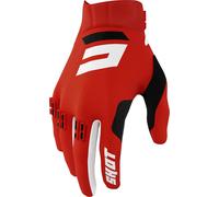 Shot Aerolite Gradient Motocross Gloves, black-white-red, size 3XL