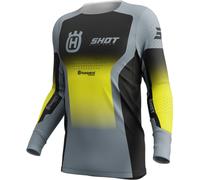 SHOT AEROLITE HVA Jersey schwarz-grau XXL