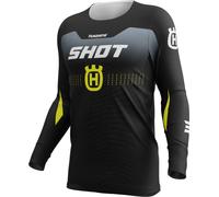 Shot Aerolite HVA Motocross Jersey, grey, size S