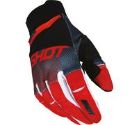 SHOT AEROLITE OPTICA gloves gray-red 12