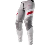 Shot Aerolite Ultima Motocross Pants, grey-red, size 36 for Men