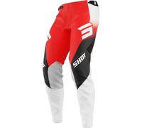 Shot Aerolite Ultra Motocross Pants, white-red, size 28 for Men