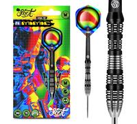Shot! AI Mimic Steel Tip Dart Set 90% Tungsten Barrels, Front Weighted professional darts for bristle dartboard