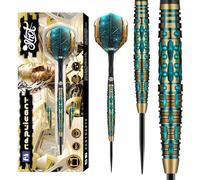 Shot! AI Replicant Steel Tip Dart Set 90% Tungsten Barrels, Centre Weighted professional darts for bristle dartboard