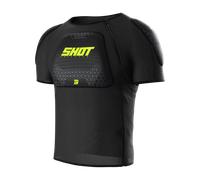 Shot Airlight short sleeve Protector Jacket, black-yellow, size XS for Men