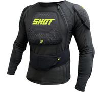 Shot Airlight Protector Jacket, black-yellow, size 2XS 25 for Men