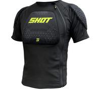 Shot Airlight short sleeve Protector Jacket, black-yellow, size 2XL for Men