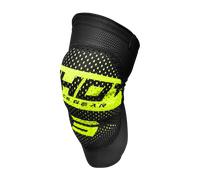 Shot Airlight Kids Knee Protectors, black-yellow, size S M